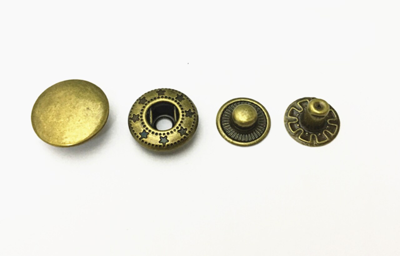 Kitcheniva Rivet Buttons Poppers Snap Fasteners Press Sewing Leather Craft 10 Sets